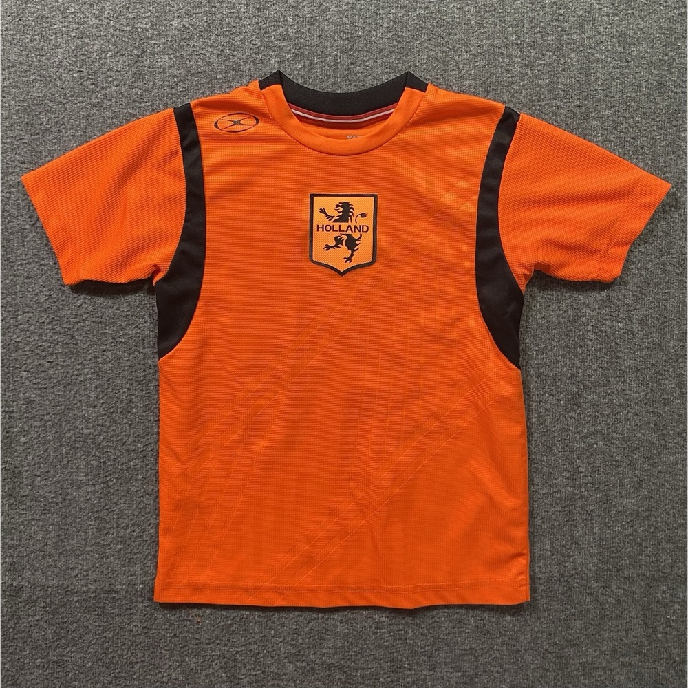 Holland Soccer World Cup Sports Shirt Euro Jersey Xara Orange Size YS